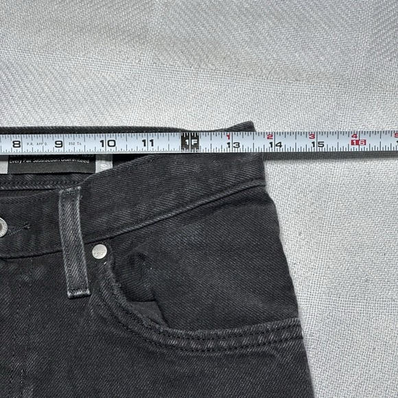 Levi's SilverTab 94 Baggy Black Jeans‎ Women's Size 25 Distressed Grunge - Picture 12 of 16